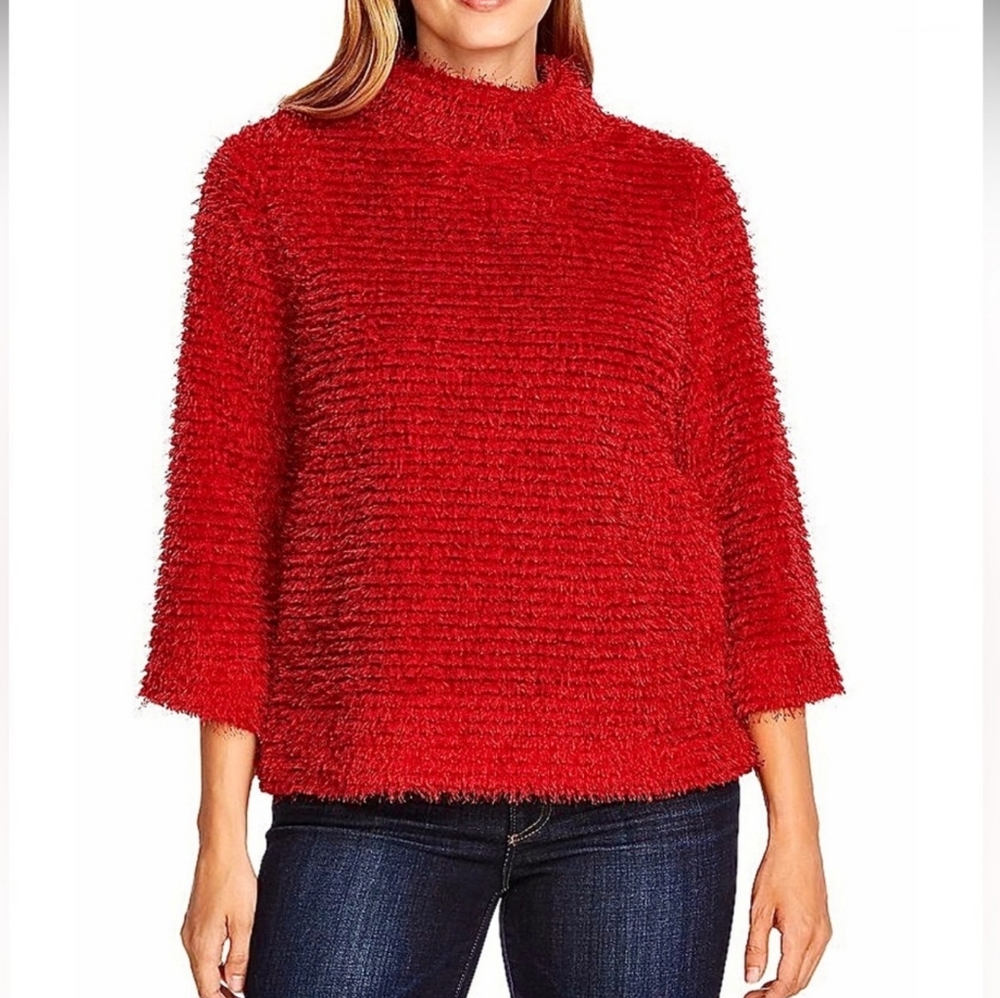 Vince Camuto Eyelash Sweater L